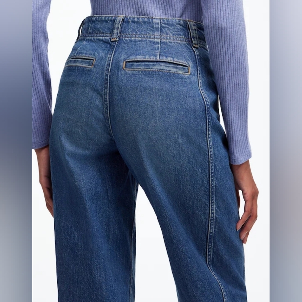 Madewell Tapered Denim Trousers‎ size 32 $148 image 7